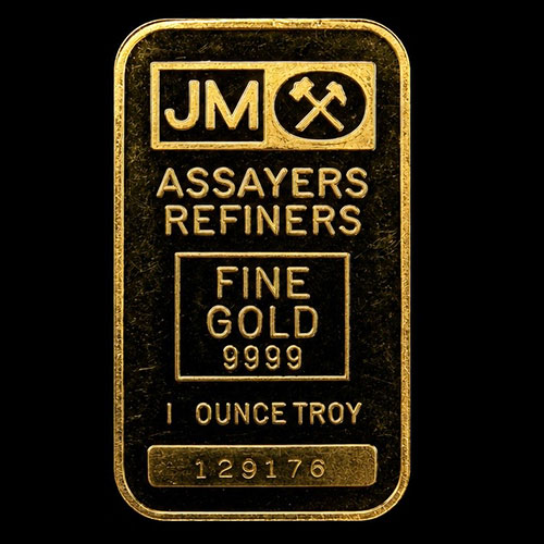 JOHNSON MATTHEY - 1 OUNCE - BARRA DE ORO 24K